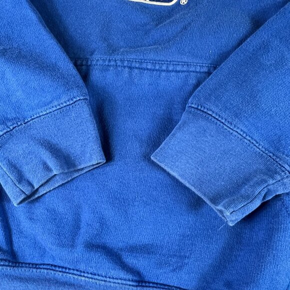 Y2K Duke Blue Devils Sweatshirt Adult Medium Blue Faded Pullover Hoodie - Picture 4 of 16